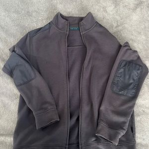 perry ellis gray sweater.